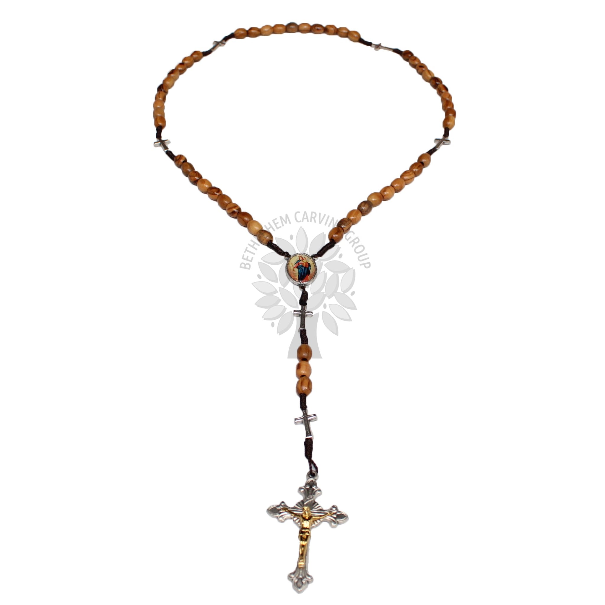 Rosary Olive Wood Medium – Bethlehem Carving Group